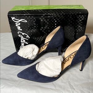 Sam Edelman Navy Tesla D’orsay pump - size 10